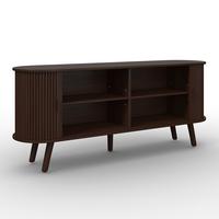 Široká komoda Ennio, dub dyha, š: 160cm - farba vlašského orecha, Modern, drevo/kompozitné drevo (160/80/40cm) - Bessagi Home