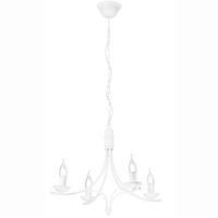 Kronleuchter 44156 Lucy - Weiß Hochglanz, KONVENTIONELL, Metall (58/100cm)