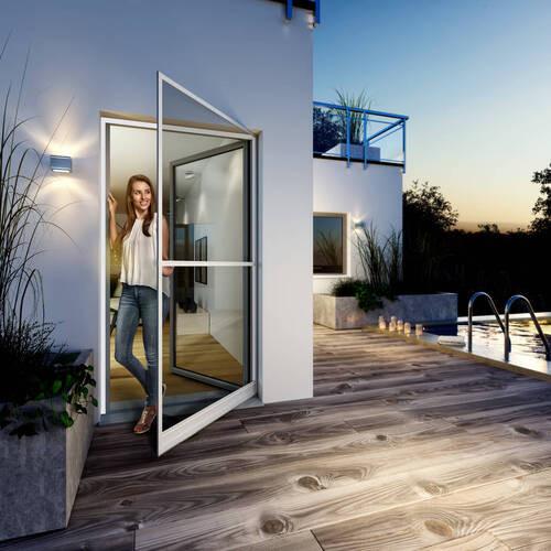 Montagerahmen Türen 125x245 cm Weiß - Weiß, Basics, Metall (125/245cm)