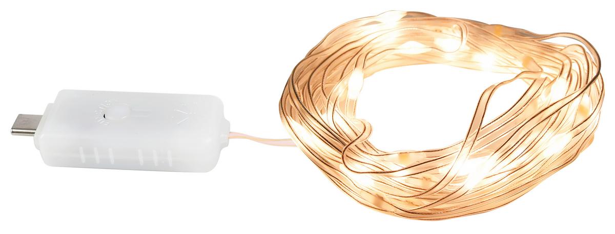 Lichterkette Juzil ca. 500cm max. 0,06Watt - priehľadné, Modern, plast (500cm) - Mömax