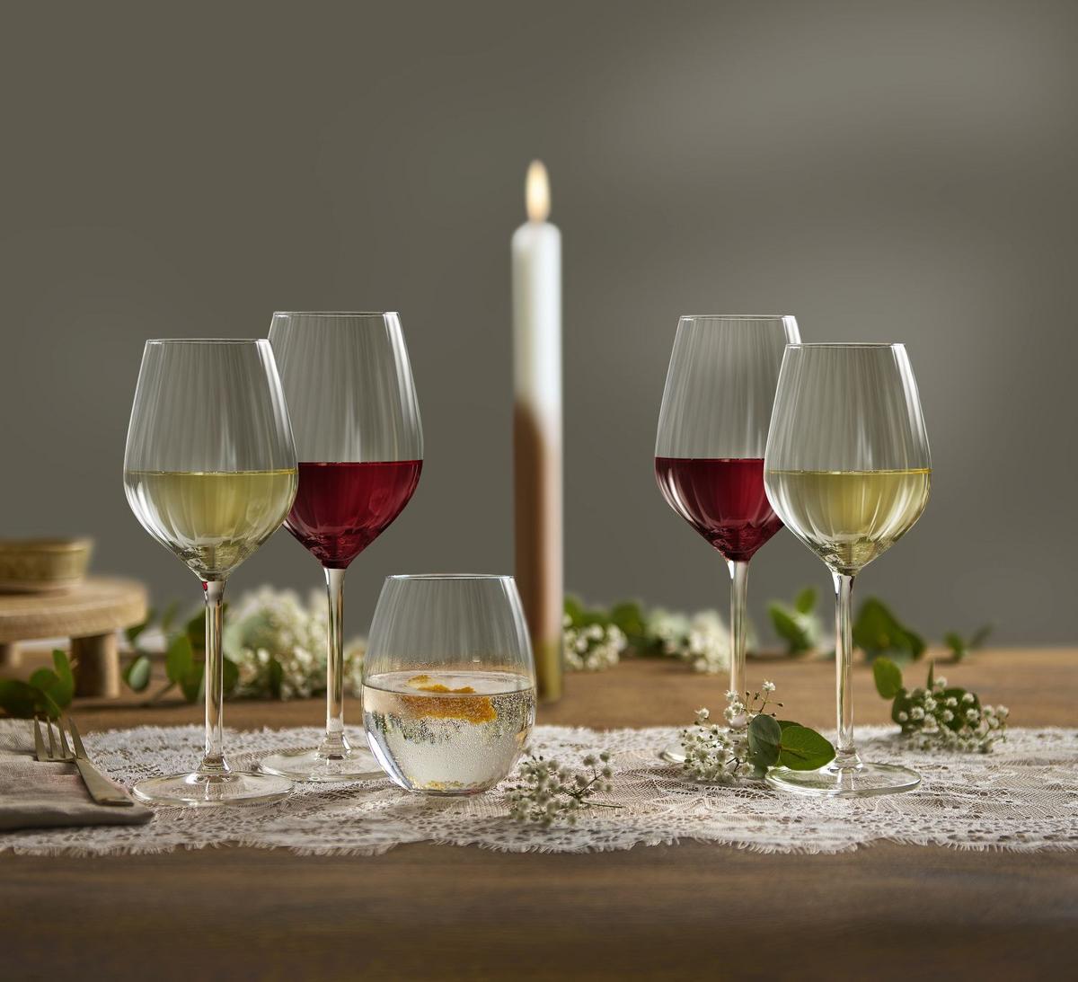 Gläserset Monet 12-Tlg. Je Ca 388-509 ml - Klar, Basics, Glas