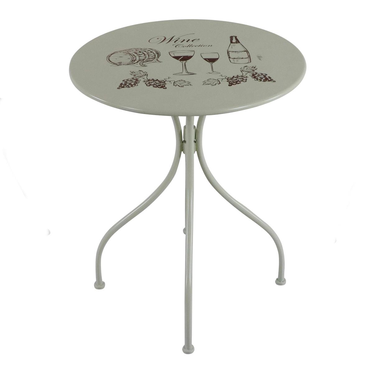 Gartenset Maxime Wein - Creme, Basics, Metall (60/74cm) - Ambia Garden