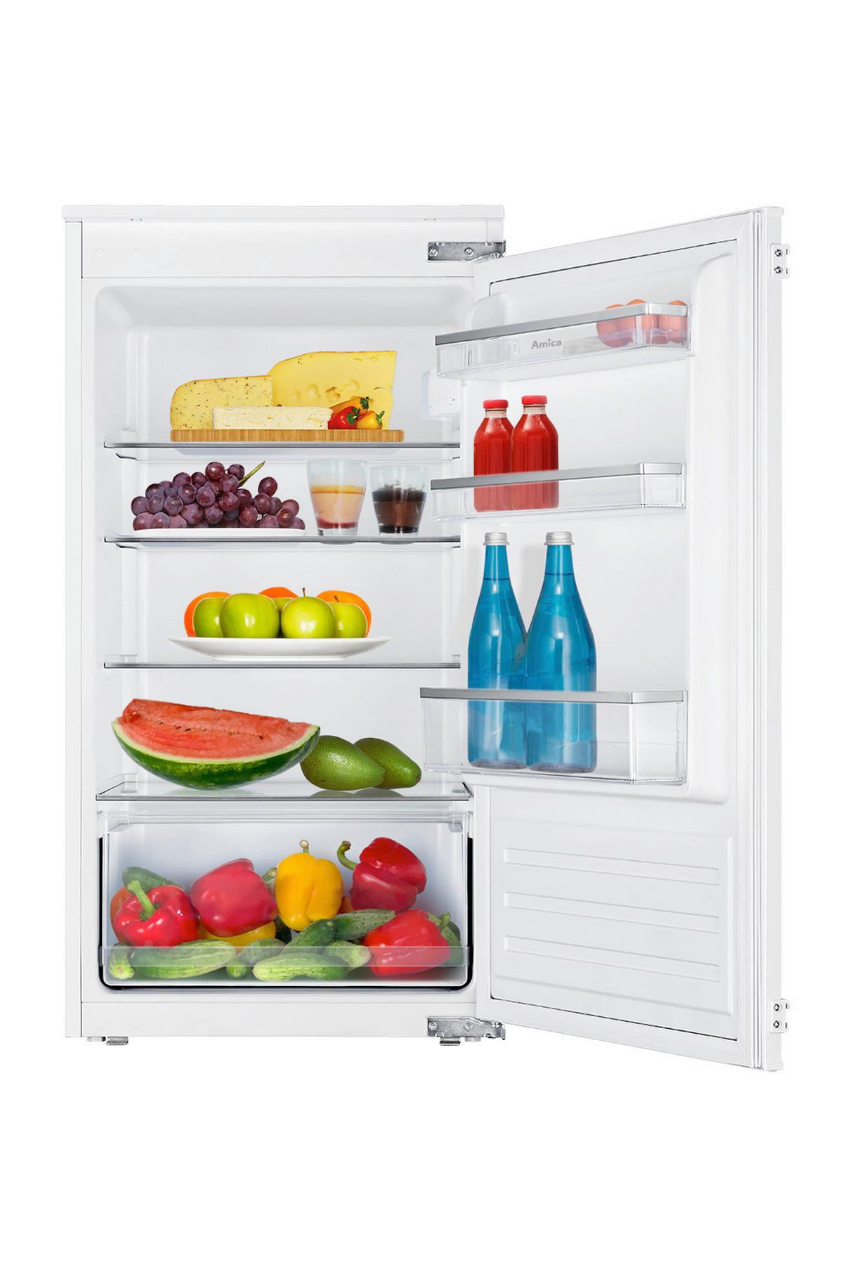 Kühlschrank Evkss 351 216 - Weiß, MODERN, Glas/Metall (54/102/54cm) - Amica