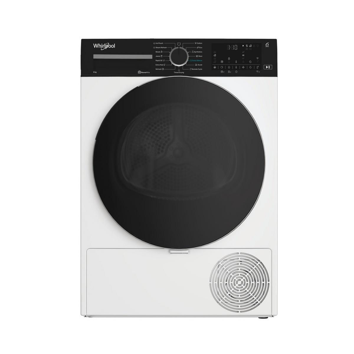 Szabadonálló Szárítógép Whirlpool Wp C8 Wbs Ee - fekete/fehér, Basics, műanyag/fém (59,8/84,6/60,7cm)