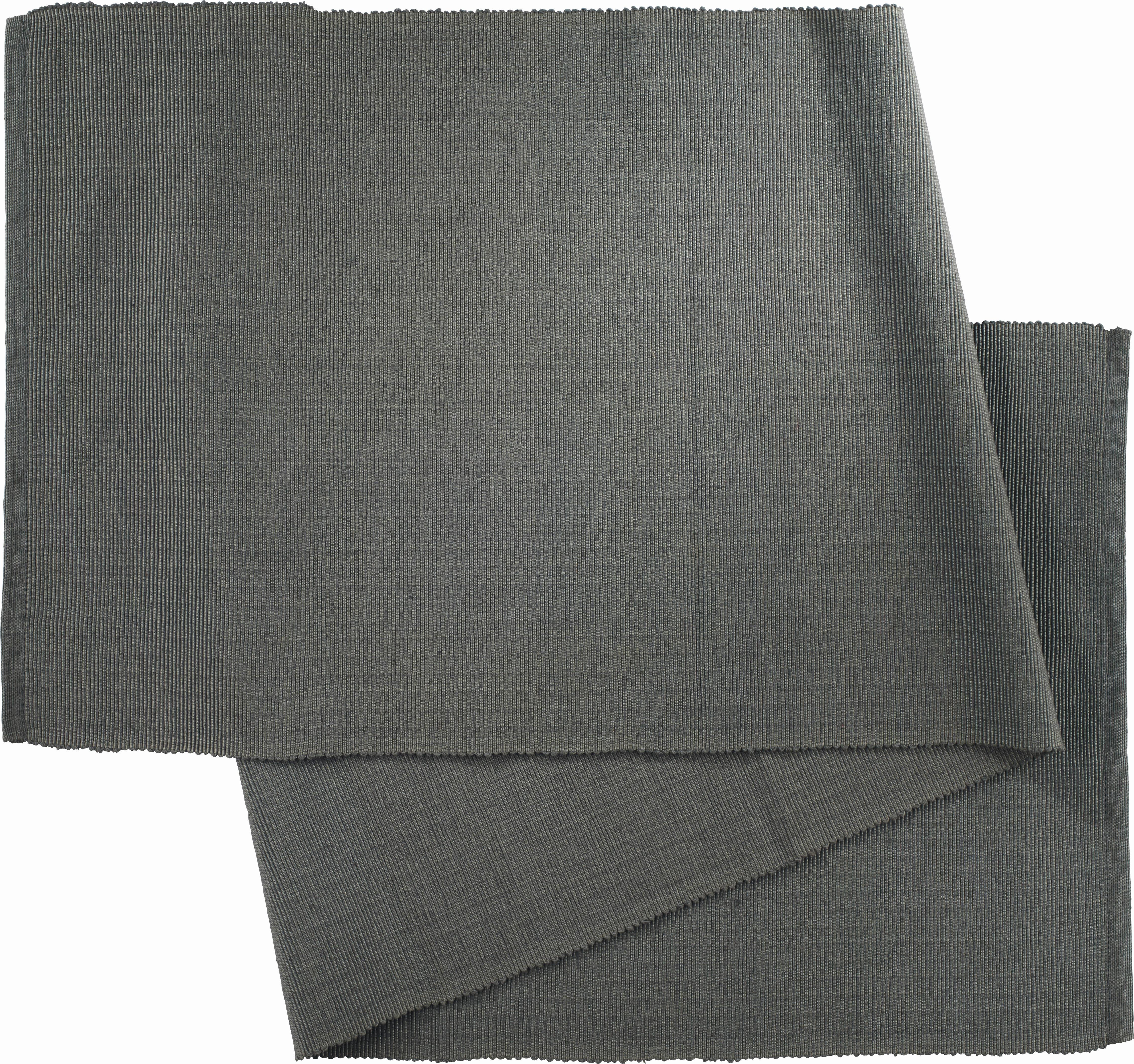 ÚZKY OBRUS Maren, 40/150cm, antracitová - antracitová, textil (40/150cm) - Modern Living