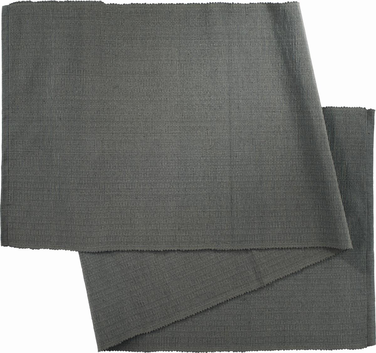 ÚZKY OBRUS Maren, 40/150cm, antracitová - antracitová, textil (40/150cm) - Modern Living