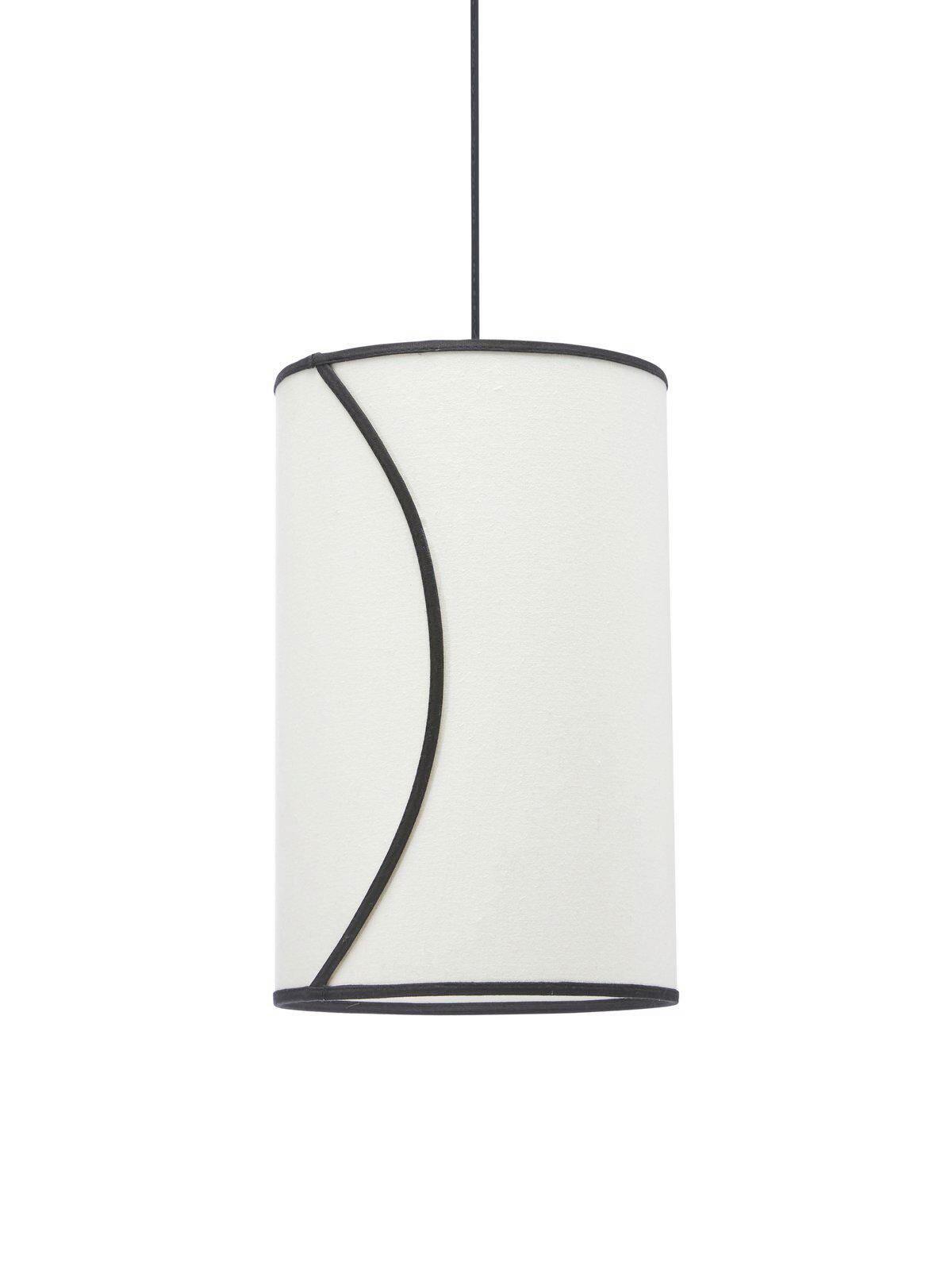 HÄNGELEUCHTE 2925-110-BT02 AVA - Weiß, Basics, Textil (25/40cm) - PR Home