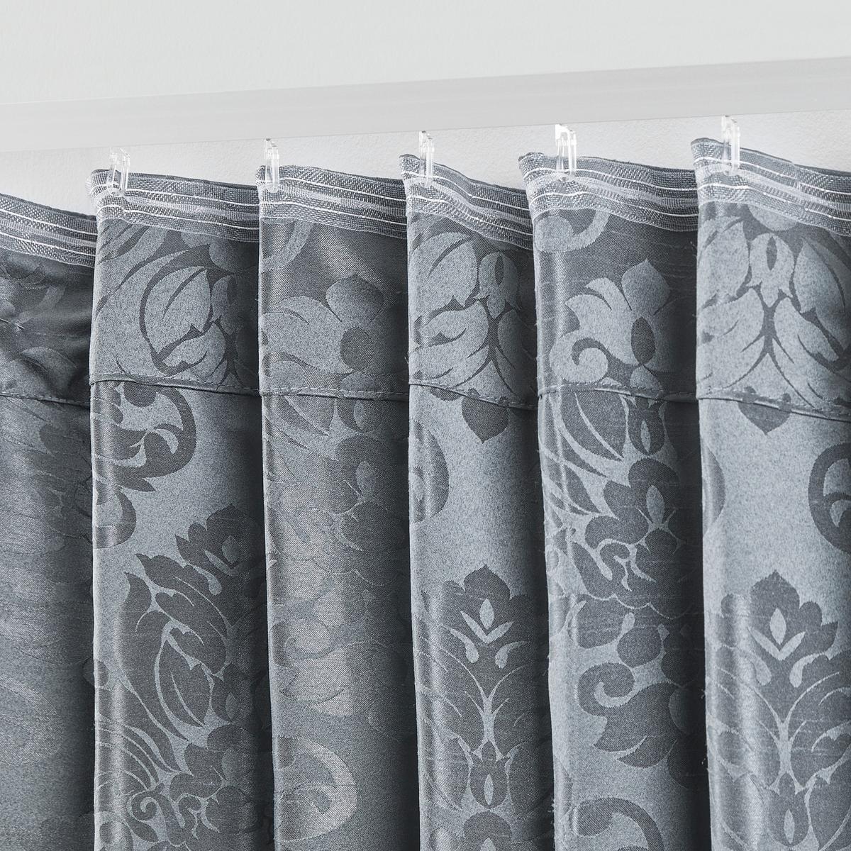 Hotový závěs Charles, 140/245 cm, šedá - šedá, Lifestyle, textil (140/245cm) - Modern Living