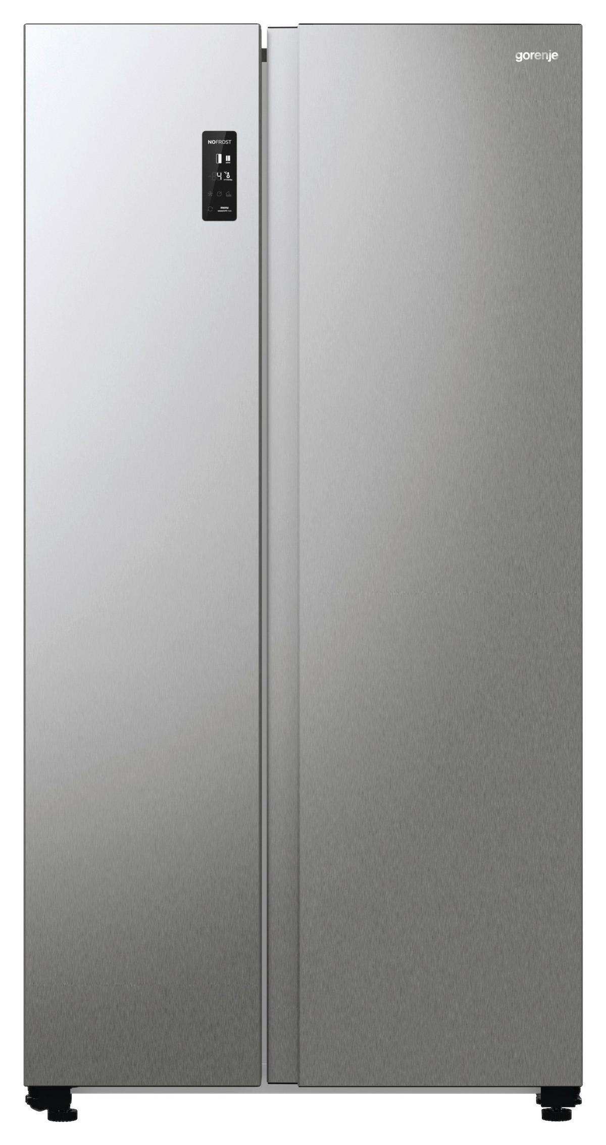 Side-By-Side Nrr9185eaxl Silberfarben Super-Gefrieren - Silberfarben, Basics, Metall (91/178,6/64,3cm)