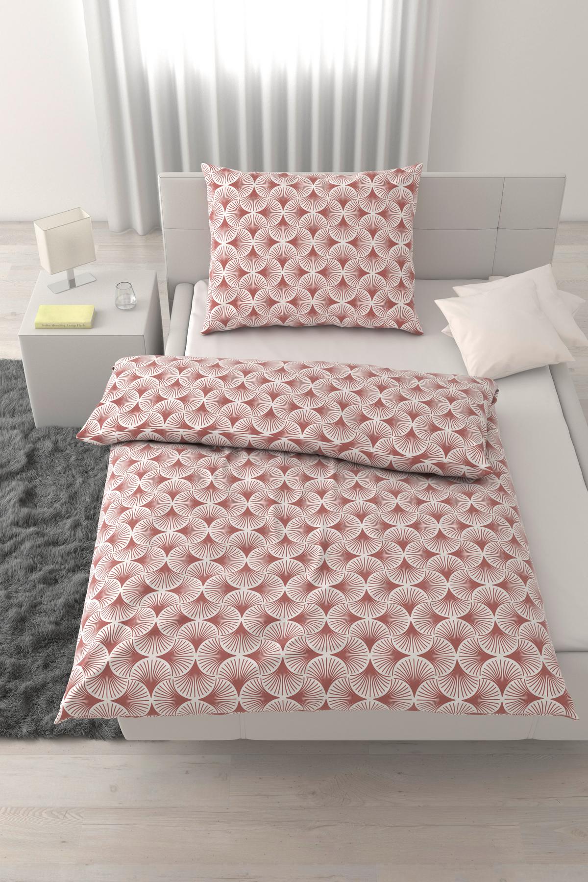 POSTEĽNÁ BIELIZEŇ SILVA - staroružová, Konventionell, textil (140/200cm) - Mömax