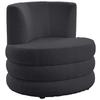 Designsessel Magari - Edelstahlfarben/Dunkelgrau, Trend, Textil (90/82/85cm) - Livetastic
