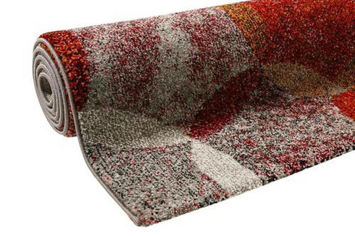 Webteppich Modernina - Rotbraun/Rot, KONVENTIONELL, Textil (80/150cm) - Esprit