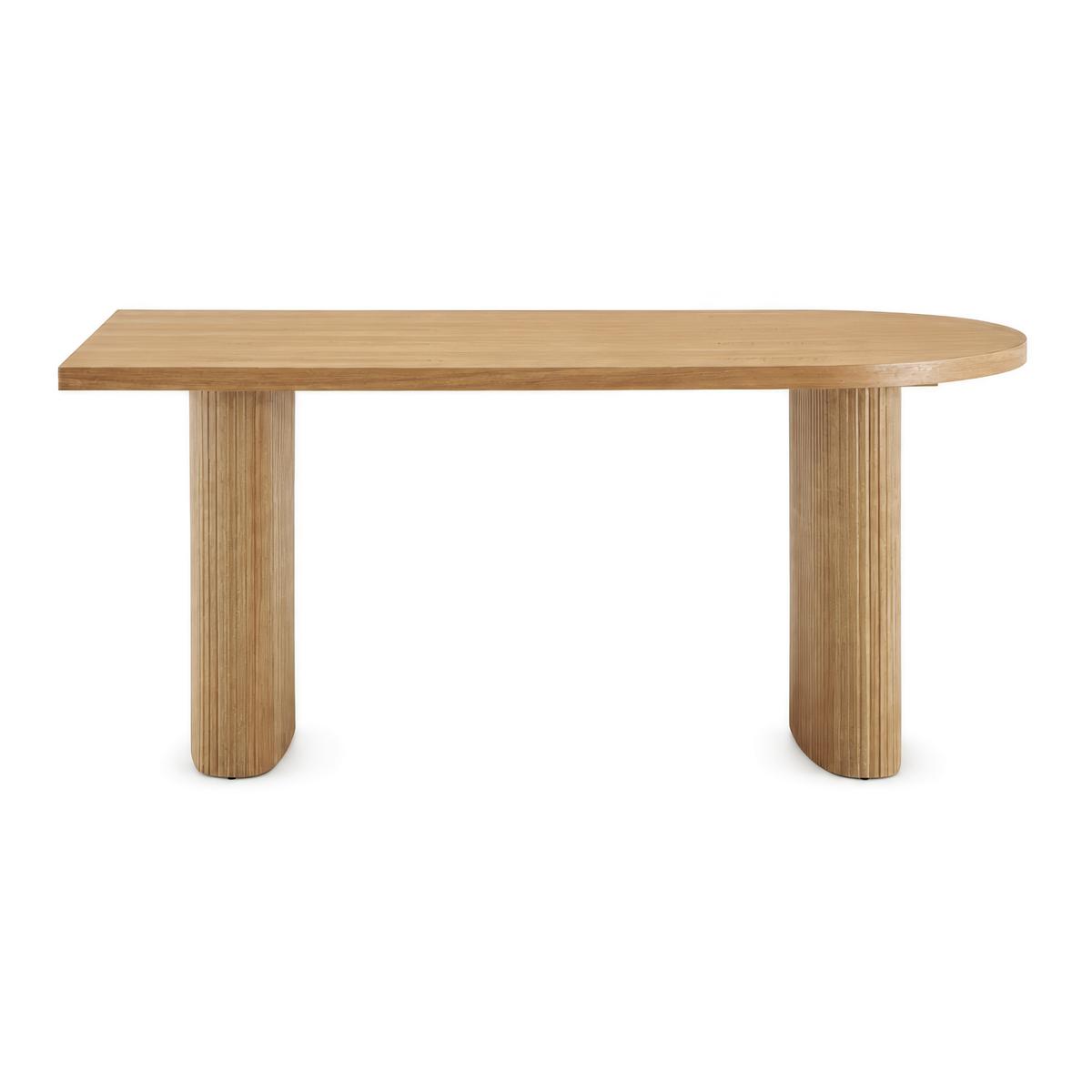 Jídelní stůl LIAN 180 - barvy jasanu, Moderní, dřevo/kompozitní dřevo (180/76/90cm) - Bessagi Home