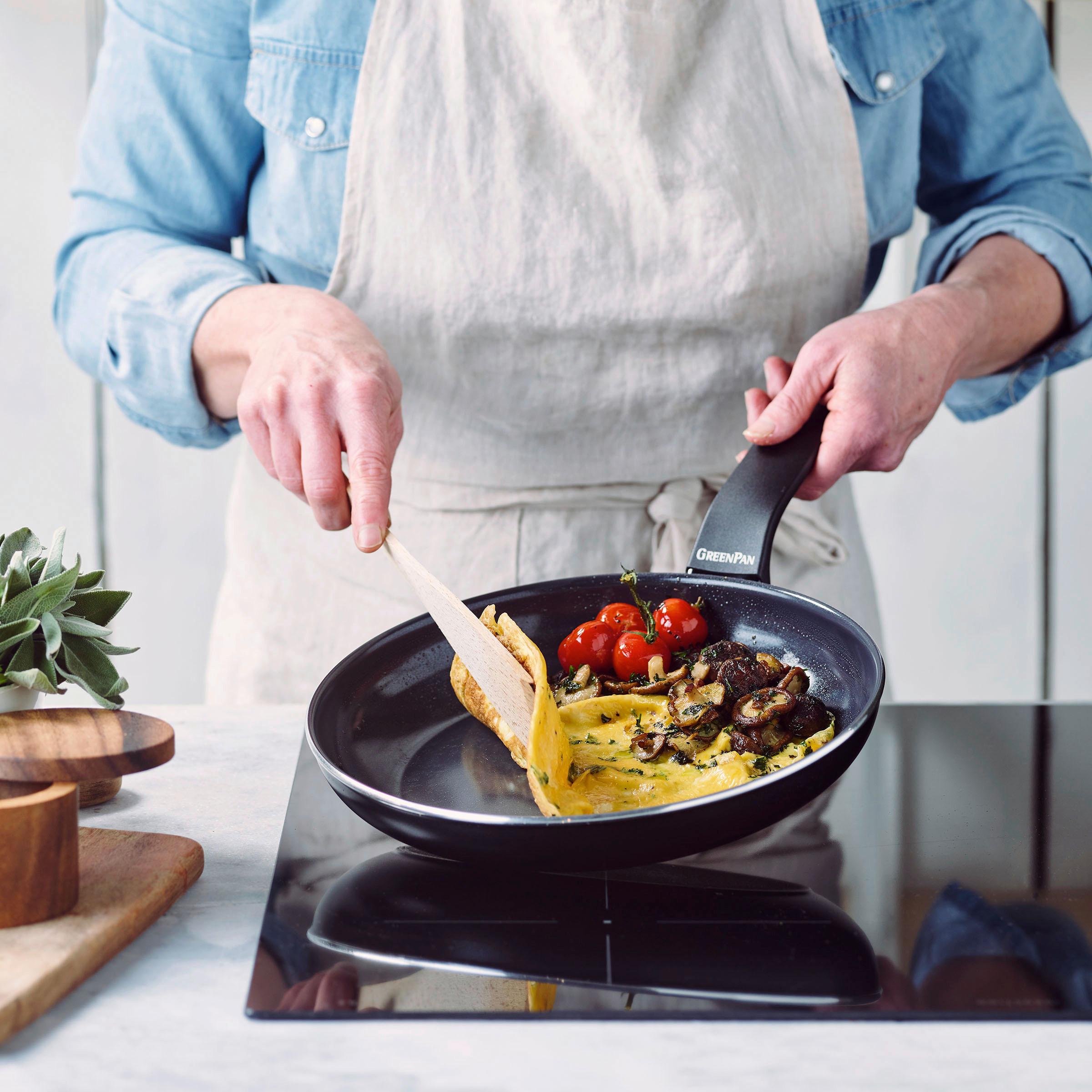 Pfannenset Essence 2-Teilig Schwarz D: 24/28 cm - Schwarz, Basics, Kunststoff/Metall (24 & 28cm) - GreenPan