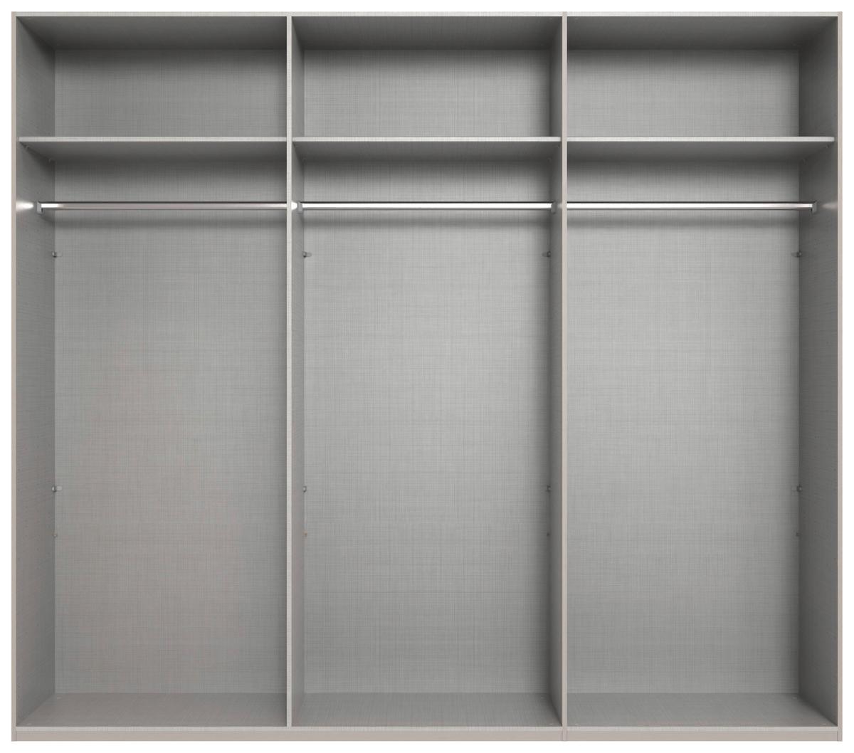 Drehtürenschrank Nx A Black Graphitfarben B: 270 cm - Graphitfarben, MODERN, Holzwerkstoff (270/236/58cm) - MID.YOU