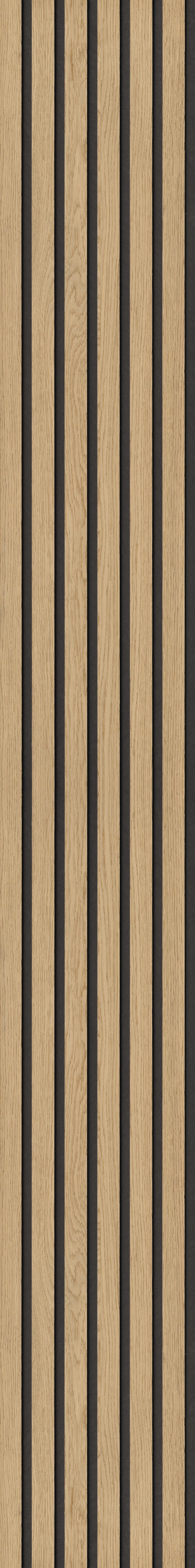 Akustikpaneel Eiche Hellbraun - Hellbraun, KONVENTIONELL, Holz/Holzwerkstoff (250/30/0.61cm) - Novel