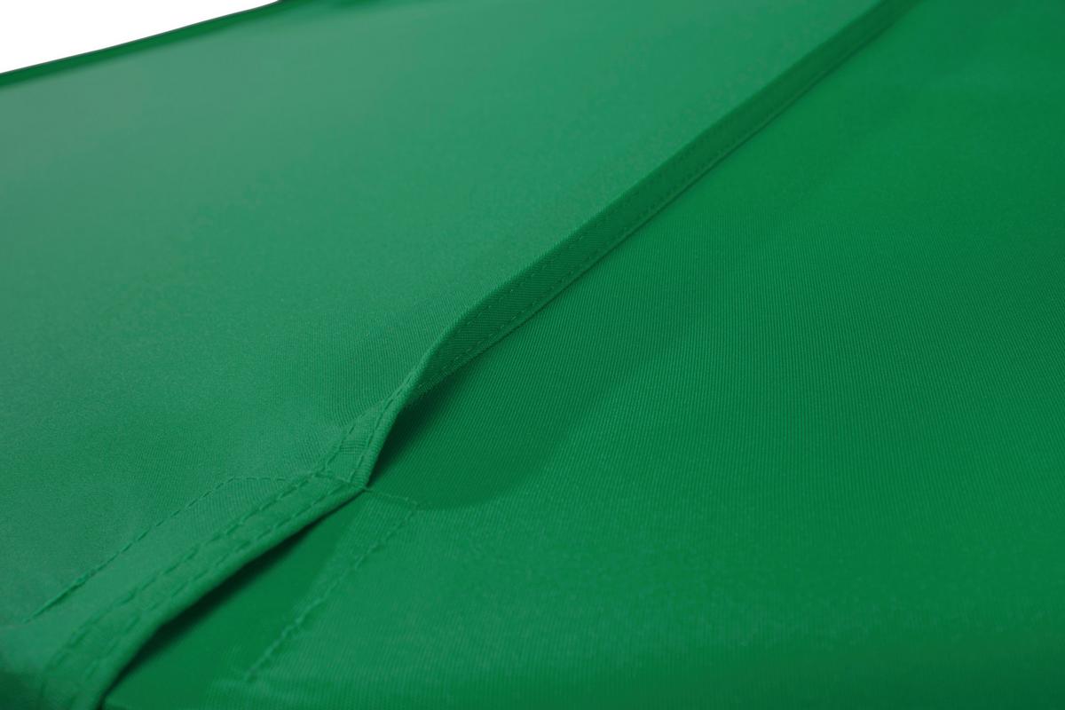 Ampelschirm Quadro LxBxH: 300x295x300cm Grün - Silberfarben/Grün, Basics, Textil/Metall (300/295/300cm) - Schneider
