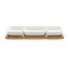 sada misiek na pochutiny TAPAS - 3 - biela, Modern, drevo/keramika (44/16.5/5.5cm) - Modern Living
