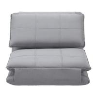 Rozkladacie kreslo ENI, sivá - čierna/sivá, Modern, kov/textil (73/56/72cm) - Bessagi Home