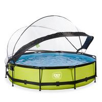 Pool-set Exit Lime Pool - Grau, KONVENTIONELL, Kunststoff (360/76cm) - EXIT Toys