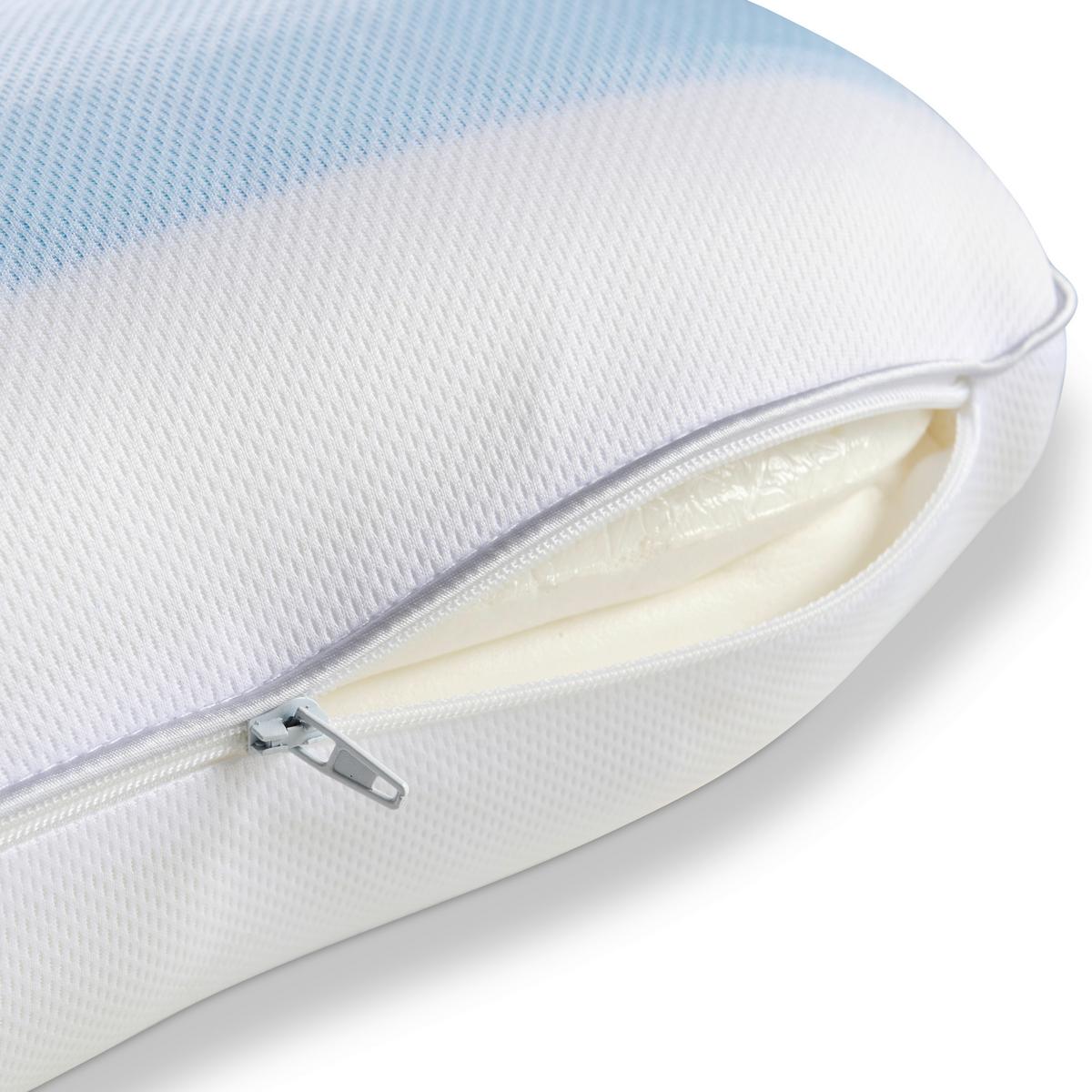 ŠIJOVÝ VANKÚŠ CLOUD - modrá/biela, textil (60/40/12cm) - Premium Living