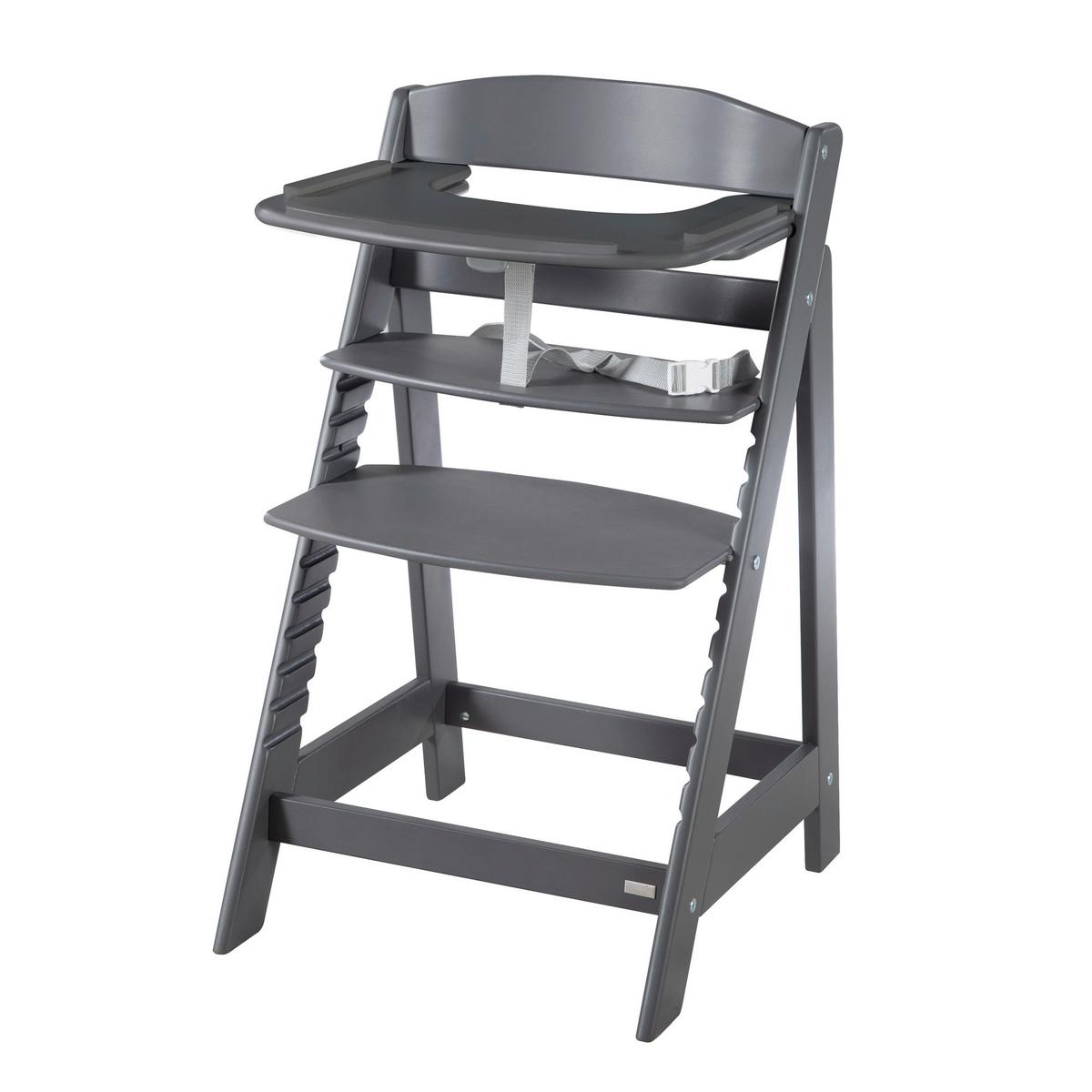 Essbrett mit Schutzkanten anthrazit - Anthrazit, Basics, Holzwerkstoff (42/2/40cm) - Roba