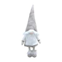 Skřítek MUD - bílá/světle hnědá, Konvenční, kov/textil (24/62/16cm) - Mömax