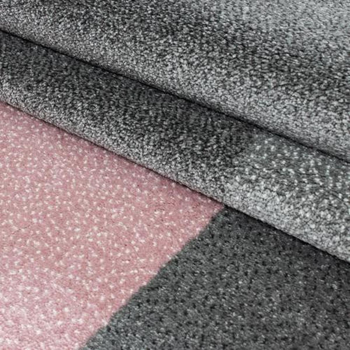 Webteppich Pink Naturfaser Lucca 80x150 cm - Pink, Trend, Textil (80/150cm)