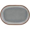 Servierplatte Porzellan Sonora Blau ca. 22x32 cm, Oval - Blau, MODERN, Keramik (22/32cm) - James Wood
