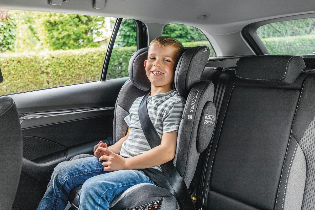 Reboarder-kindersitz Swift360s - Schwarz, Basics, Kunststoff/Textil (44/60/50cm) - Osann