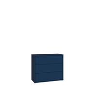 Komoda farba modrá - tmavomodrá, Modern, kompozitné drevo (94,8/83,1/41,5cm)