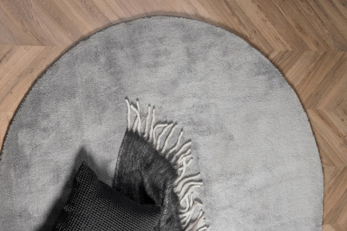 Hochflorteppich undra - Hellgrau, LIFESTYLE, Textil (200cm) - P & B