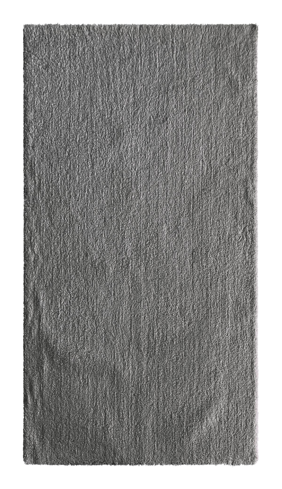 Hochflorteppich Grau Kira 3 80x150 cm - Grau, MODERN, Textil (80/150cm) - Luca Bessoni