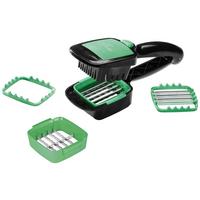 Küchenhelfer-Set Nicer Dicer Quick 5 -Teilig. - Schwarz/Grün, Basics, Kunststoff/Metall - Genius
