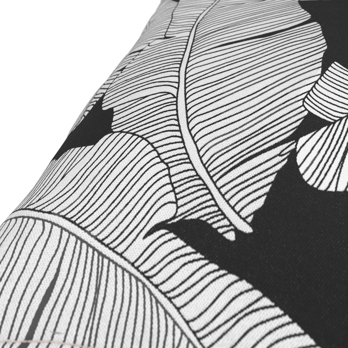 VONKAJŠÍ VANKÚŠ NATALIA - čierna/biela, Modern, textil (45/45/10cm) - Bessagi Garden