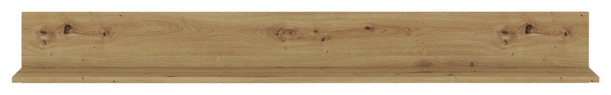 Wandregal Luci Grau Eiche Artisan B: 160 cm - Eiche Artisan, Trend, Holzwerkstoff (160/20/20cm) - MID.YOU