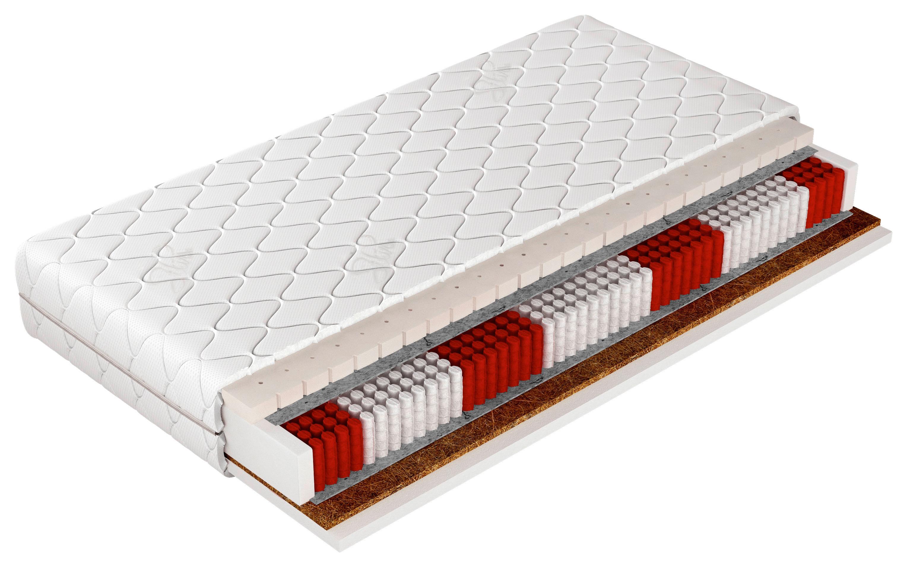 Taschenfederkernmatratze Grand Latex 80x200 cm H2/H3 H: 19 cm - Textil (80/200cm)