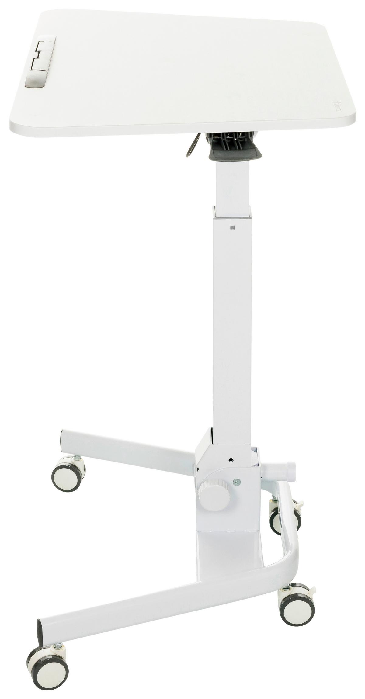 Sitz/stehtisch, Arbeitstisch Stand Vm-Su Ii - Weiß, Basics, Holzwerkstoff/Kunststoff (73/50/77cm) - MID.YOU