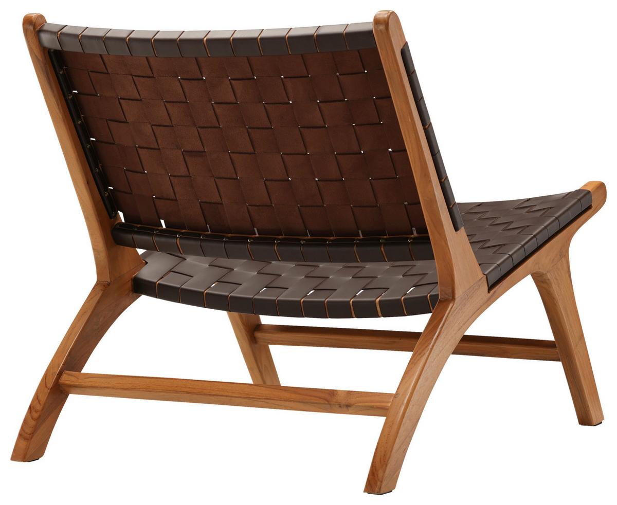 Sessel Rike - Braun, Design, Holz/Textil (65/69/77cm) - Livetastic