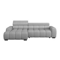Ecksofa Fargo S Grau, B: 168cm - Schwarz/Grau, Trend, Textil (168/285cm)