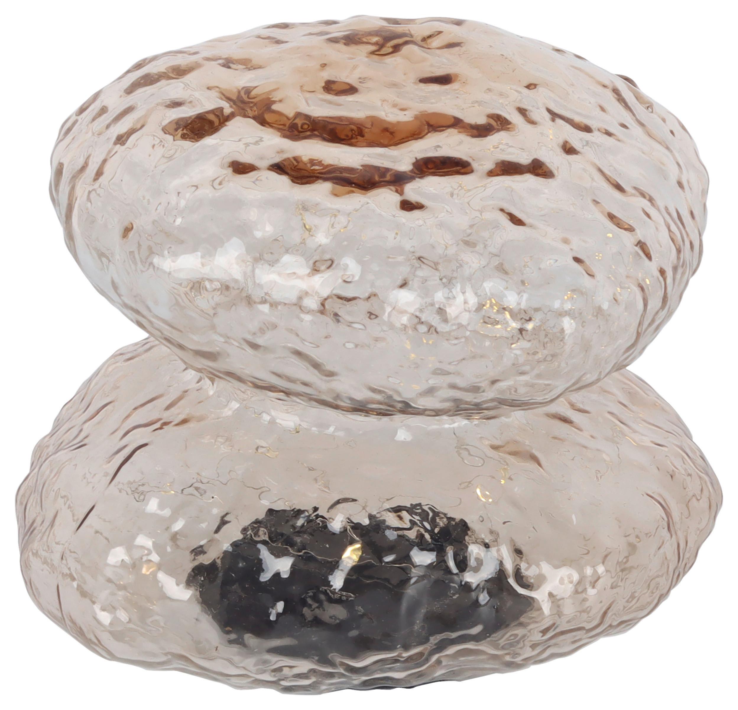 Socha LUC - svetlohnedá, sklo (15/12,5/13cm) - Mömax