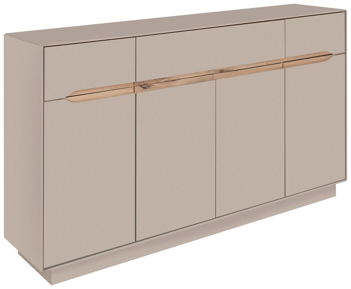 Sideboard Meran Sand B: 160 cm - Trend, Holzwerkstoff (160/90/37,5cm)