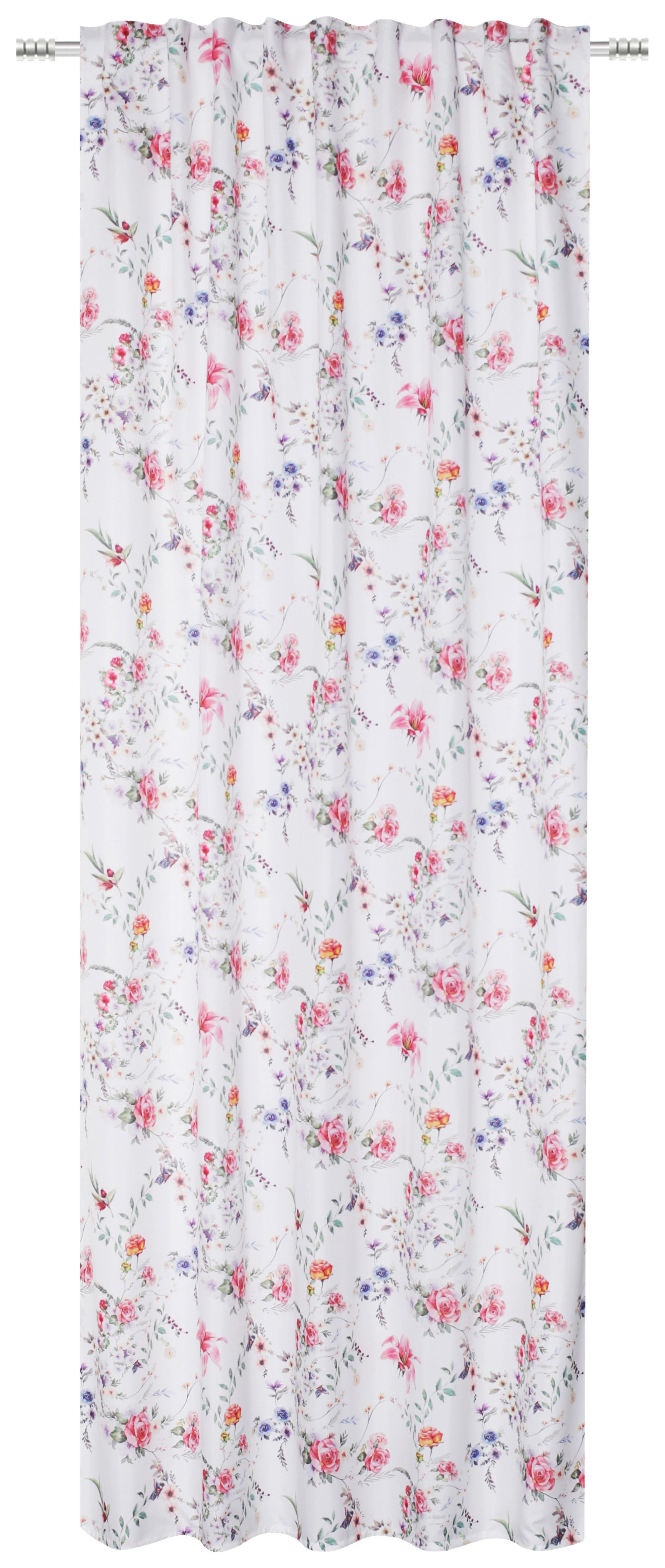 Készfüggöny Christa Kb. 135/245cm - fehér, Romantik / Landhaus, textil (135/245cm) - James Wood