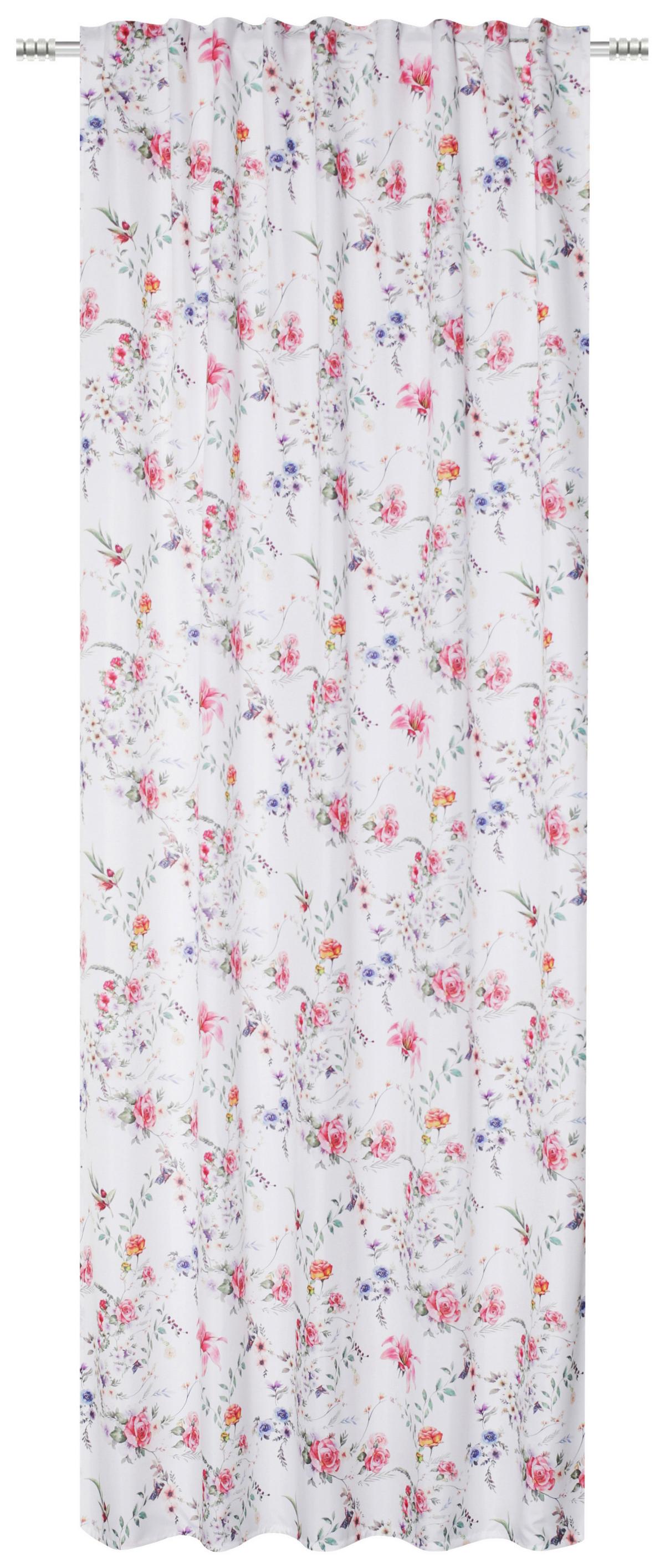 Készfüggöny Christa Kb. 135/245cm - fehér, Romantik / Landhaus, textil (135/245cm) - James Wood