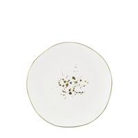 DEZERTNÍ TALÍŘEK ONIX - bílá/barvy zlata, Moderní, keramika (20,5cm) - Mömax