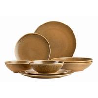 Kombiservice Grumpy 2 Personen Geschirr Set - Cognac, Basics, Keramik - Mäser