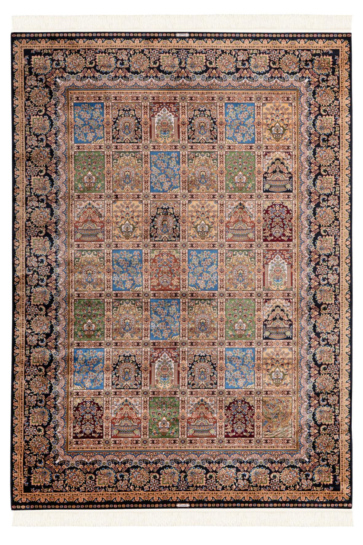 Webteppich My Babylon Of Obsession - Blau/Hellbraun, Design, Textil (80/150cm) - Obsession