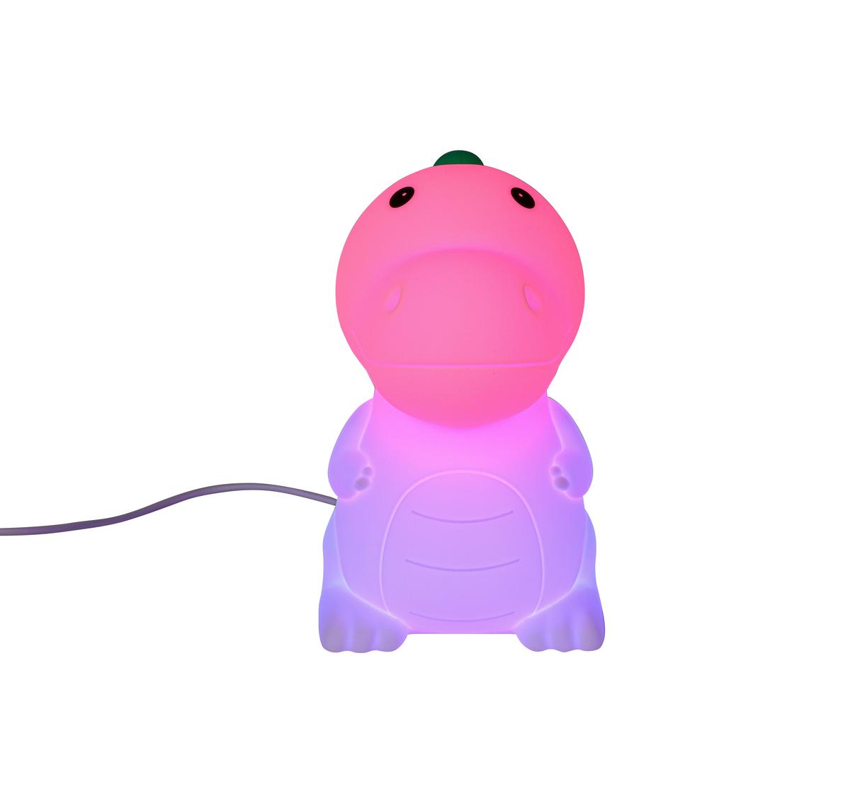 NOČNÍ SVĚTLO DINO - bílá, Moderní, plast (8,5/13,8/13,5cm) - Mömax