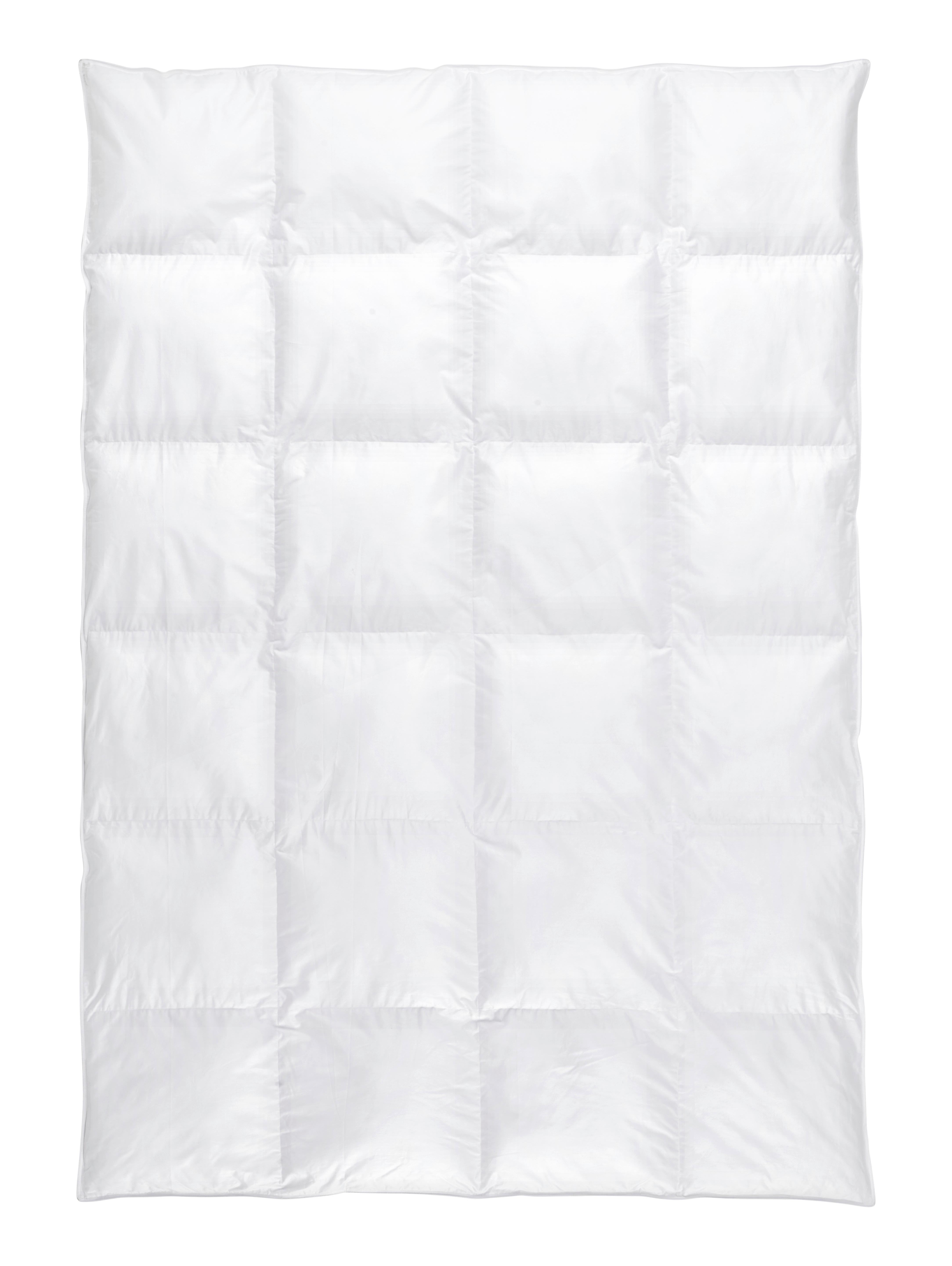 CELOROČNÁ PRIKRÝVKA Vegandown, 135-140/200cm - biela, Konventionell, textil (135-140/200cm) - Premium Living