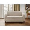 2-Sitzer-Sofa Marone Beige B: 140cm - Beige/Schwarz, MODERN, Textil (140/76/90cm) - Livetastic